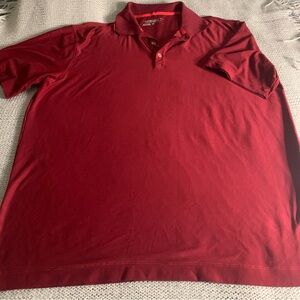 NIKE GOLF POLO TOUR PERFORMANCE DRY-FIT,MENS BURGUNDY, LARGE SHIRT. GENTLY WORN